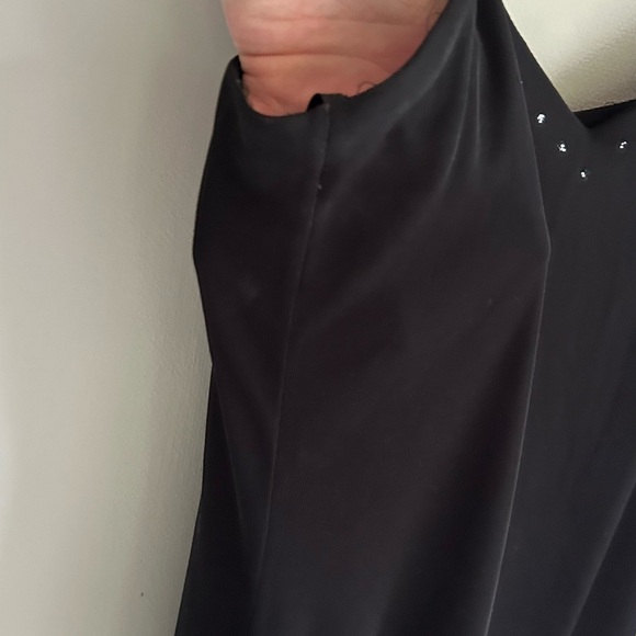 Y2K BYER TOO! Asymmetric Sparkly Midi Slip Dress Whimsigoth Fairy Grunge Sz L - Picture 7 of 15